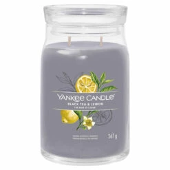 Yankee Candle Black Tea & Lemon Signature Large Jar Candle