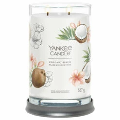 Yankee Candle Coconut Beach Signature Large Tumbler Candle -Yankee Candle Shop 1630035e coconut beach signature large tumbler candle 2