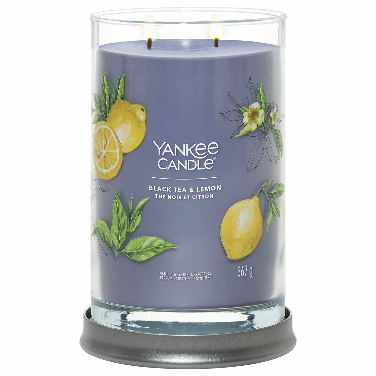 Yankee Candle Black Tea & Lemon Signature Large Tumbler Candle 4 Yankee Candle Black Tea & Lemon Signature Large Tumbler Candle - Image 2