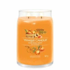Yankee Candle Farm Fresh Peach Signature Large Jar Candle -Yankee Candle Shop 1631774e farm fresh peach signature large jar candle 2