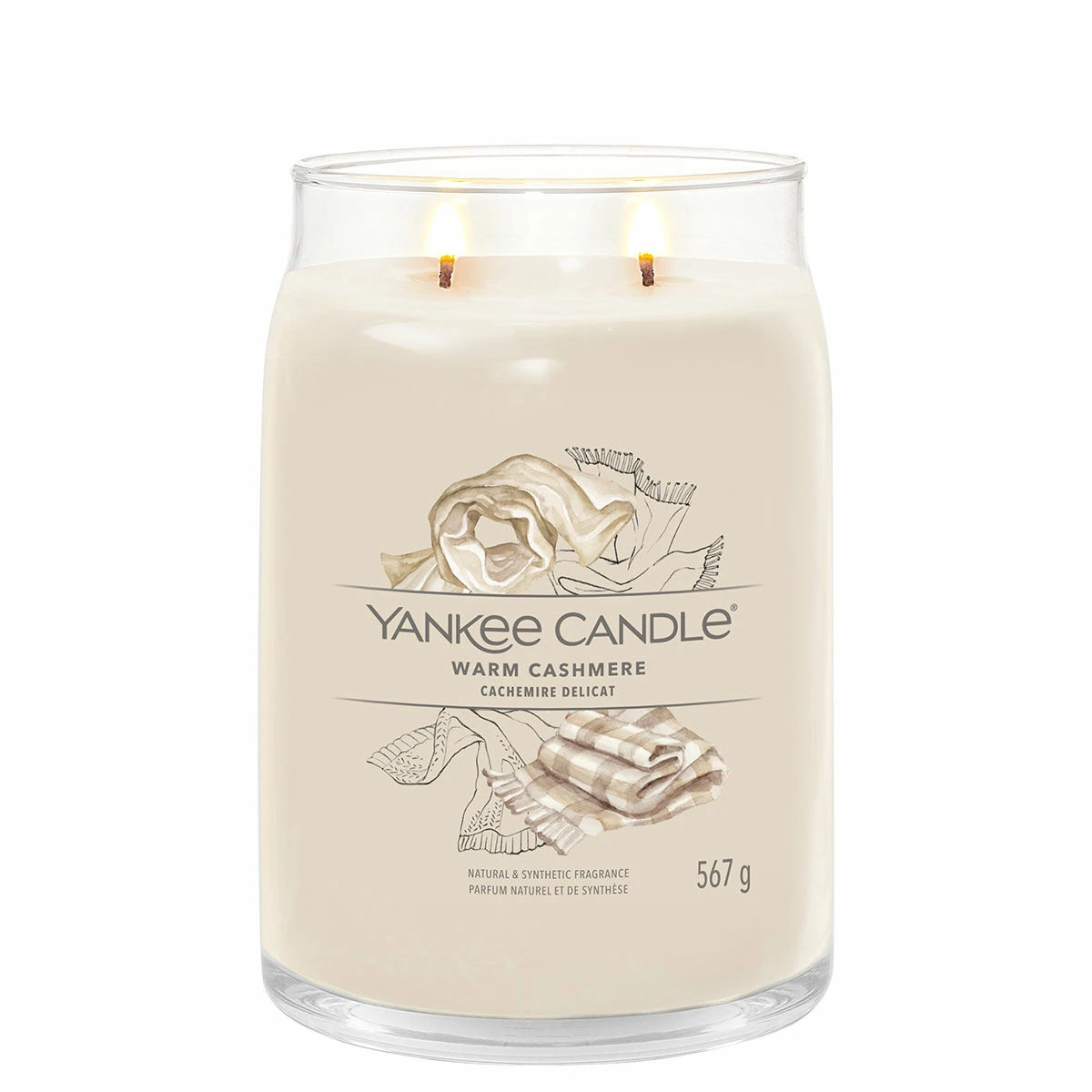 Yankee Candle Warm Cashmere Signature Large Jar Candle 4 Yankee Candle Warm Cashmere Signature Large Jar Candle - Image 2