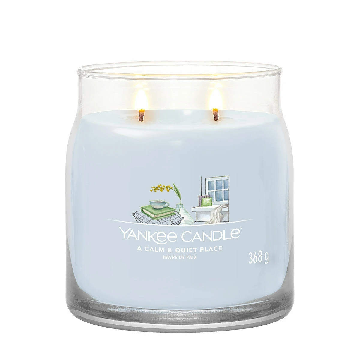 Yankee Candle A Calm & Quiet Place Signature Medium Jar Candle 4 Yankee Candle A Calm & Quiet Place Signature Medium Jar Candle - Image 2