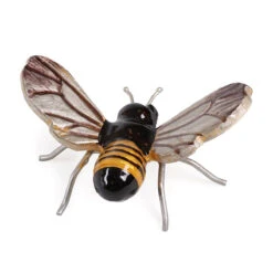 Tilnar Art Aluminark Brushed Small Silver Wing Bee