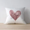 Personalised Rose Gold Heart Name Only Cushion -Yankee Candle Shop 4004392 pmc personalised rose gold heart name only cushion 1