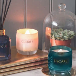 Stoneglow Infusion Clarity Cashmerian Woods & Saffron Tumbler Candle -Yankee Candle Shop 6703 stoneglow infusion clarity tumbler candle 3