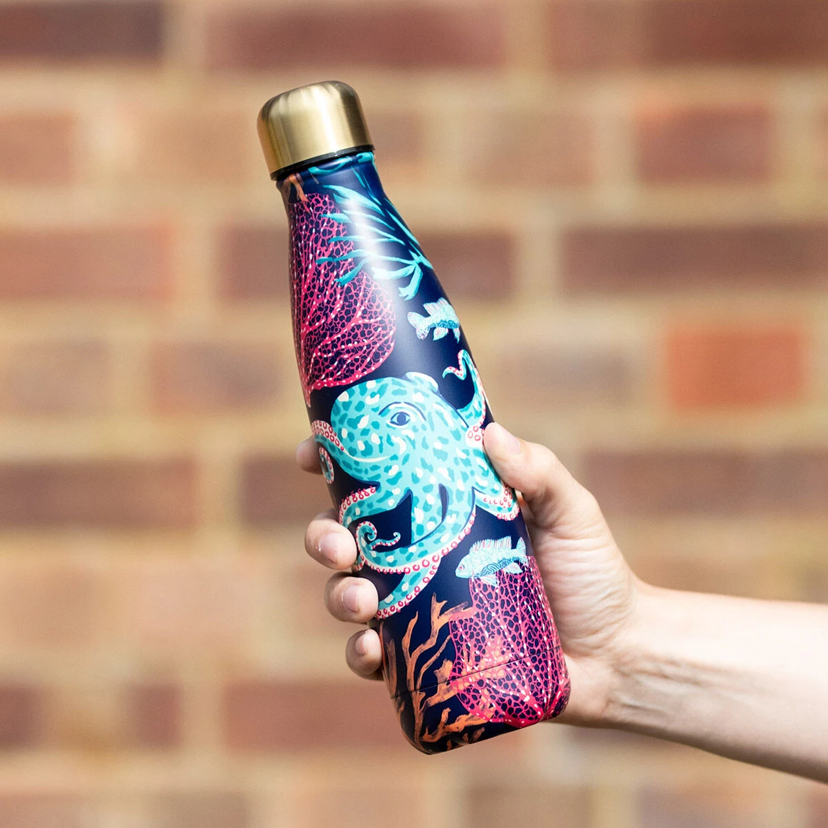 House Of Disaster Coral 500ml Thermal Water Bottle 4 House Of Disaster Coral 500ml Thermal Water Bottle - Image 2