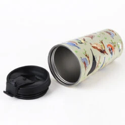 Eco Chic Green Wild Birds Stainless Steel Travel Coffee Cup 11 Eco Chic Green Wild Birds Stainless Steel Travel Coffee Cup -Yankee Candle Shop eco chic n02 green wild birds stainless steel travel coffee cup 01b