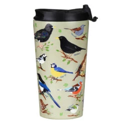 Eco Chic Green Wild Birds Stainless Steel Travel Coffee Cup 14 Eco Chic Green Wild Birds Stainless Steel Travel Coffee Cup -Yankee Candle Shop eco chic n02 green wild birds stainless steel travel coffee cup 05