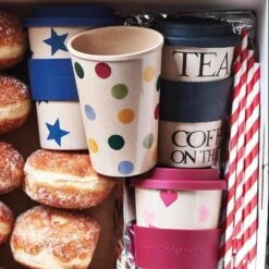 Emma Bridgewater Sky Blue Stars Rice Husk Travel Cup 9 Emma Bridgewater Sky Blue Stars Rice Husk Travel Cup -Yankee Candle Shop elite emma bridgewater sky6100 rice husk travel cups lifestyle