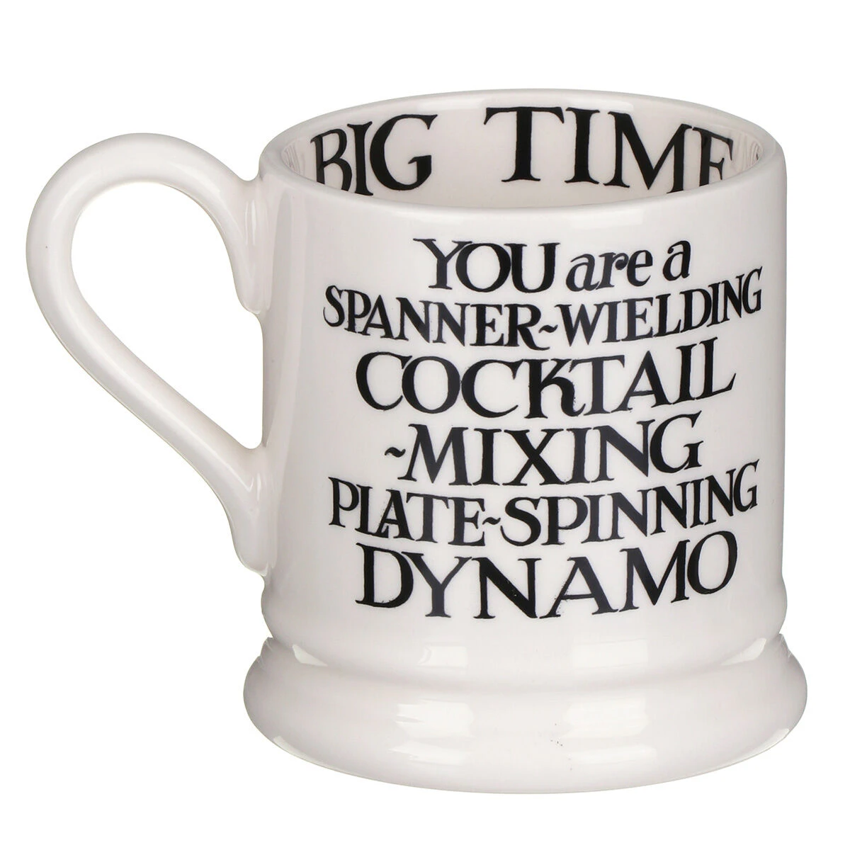 Emma Bridgewater Black Toast King Of Cool & Queen Of Rock Set Of Two Half Pint Mugs 7 Emma Bridgewater Black Toast King Of Cool & Queen Of Rock Set Of Two Half Pint Mugs - Image 5