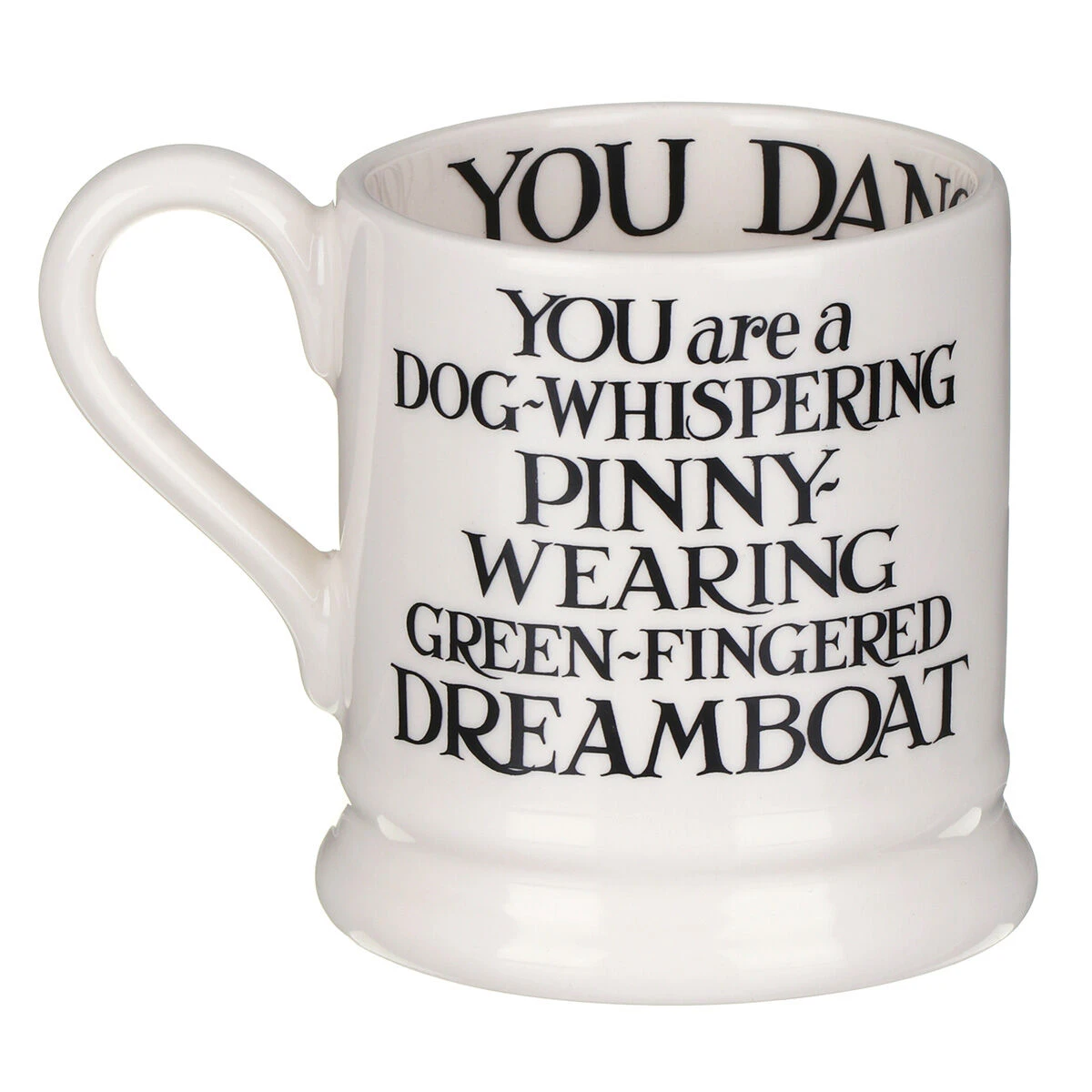 Emma Bridgewater Black Toast King Of Cool & Queen Of Rock Set Of Two Half Pint Mugs 5 Emma Bridgewater Black Toast King Of Cool & Queen Of Rock Set Of Two Half Pint Mugs - Image 3