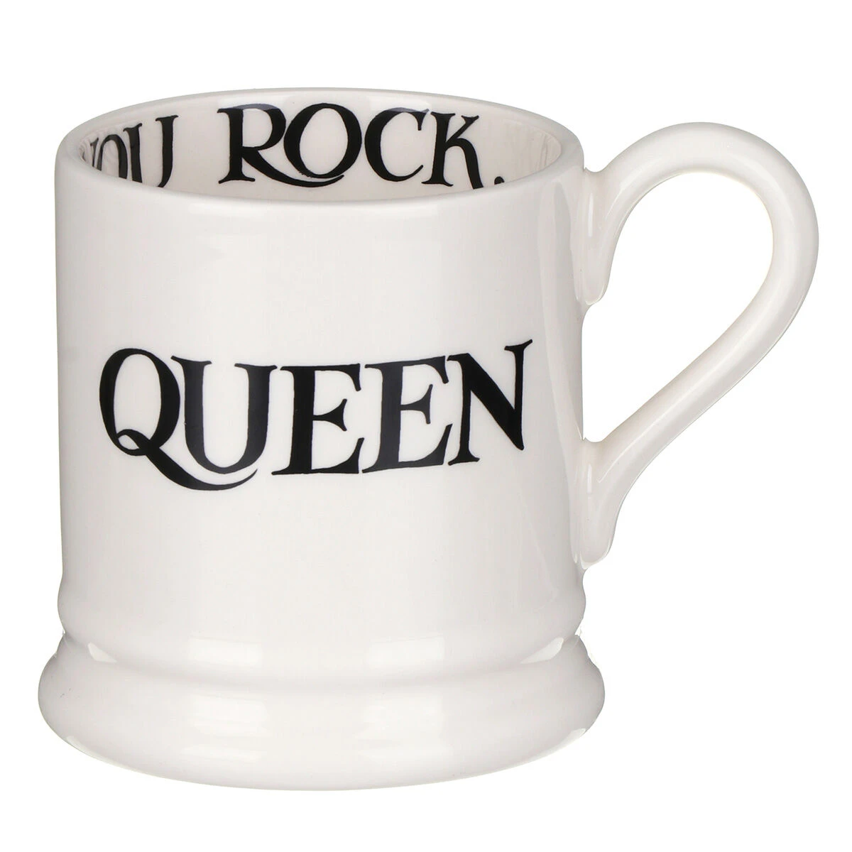 Emma Bridgewater Black Toast King Of Cool & Queen Of Rock Set Of Two Half Pint Mugs 6 Emma Bridgewater Black Toast King Of Cool & Queen Of Rock Set Of Two Half Pint Mugs - Image 4