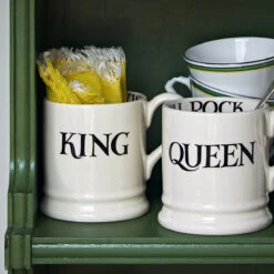 Emma Bridgewater Black Toast King Of Cool & Queen Of Rock Set Of Two Half Pint Mugs 15 Emma Bridgewater Black Toast King Of Cool & Queen Of Rock Set Of Two Half Pint Mugs -Yankee Candle Shop emma bridgewater 1kiq010013 king of cool queen of rock mugs 8