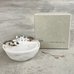 East Of India Waters Edge Flat Bud Vase -Yankee Candle Shop eoi 5775 east of india waters edge flat bud vase 3