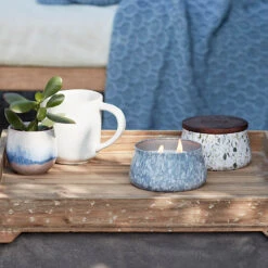 Yankee Candle Fresh Rain Medium Outdoor Candle -Yankee Candle Shop fresh rain ocean hibiscus 2