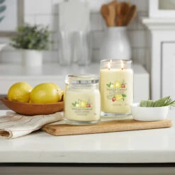 Yankee Candle Iced Berry Lemonade Signature Large Jar Candle -Yankee Candle Shop iced berry lemonade signature collection lifestyle 1