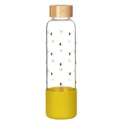 Joules Bees Glass Water Bottle 8 Joules Bees Glass Water Bottle -Yankee Candle Shop joules jls2101 j bee print glass water bottle 03