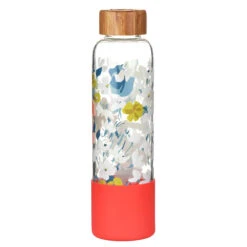 Joules Floral Print Glass Water Bottle 9 Joules Floral Print Glass Water Bottle -Yankee Candle Shop joules jls2103 j floral print glass water bottle 03