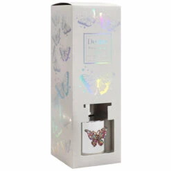 Desire Silver Butterfly Pomegranate Noir 200ml Reed Diffuser -Yankee Candle Shop lesser pavey lp49693 silver butterfly pomegranate noir 200ml reed diffuser 3