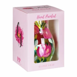 Lynsey Johnstone Hand Painted Pink Tulips Posy Vase -Yankee Candle Shop lesser pavey lp49756 lynsey johnstone pink tulips posy vase 3