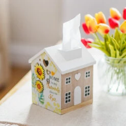 Bee Happy Tissue Box -Yankee Candle Shop lesser pavey lp49798 bee happy tissue box lifestyle 3