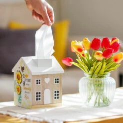 Bee Happy Tissue Box -Yankee Candle Shop lesser pavey lp49798 bee happy tissue box lifestyle 4