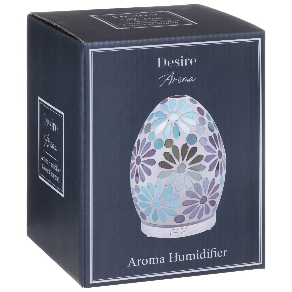 Desire Blue Flower Mosaic Egg Colour Changing Aroma Humidifier 5 Desire Blue Flower Mosaic Egg Colour Changing Aroma Humidifier - Image 4