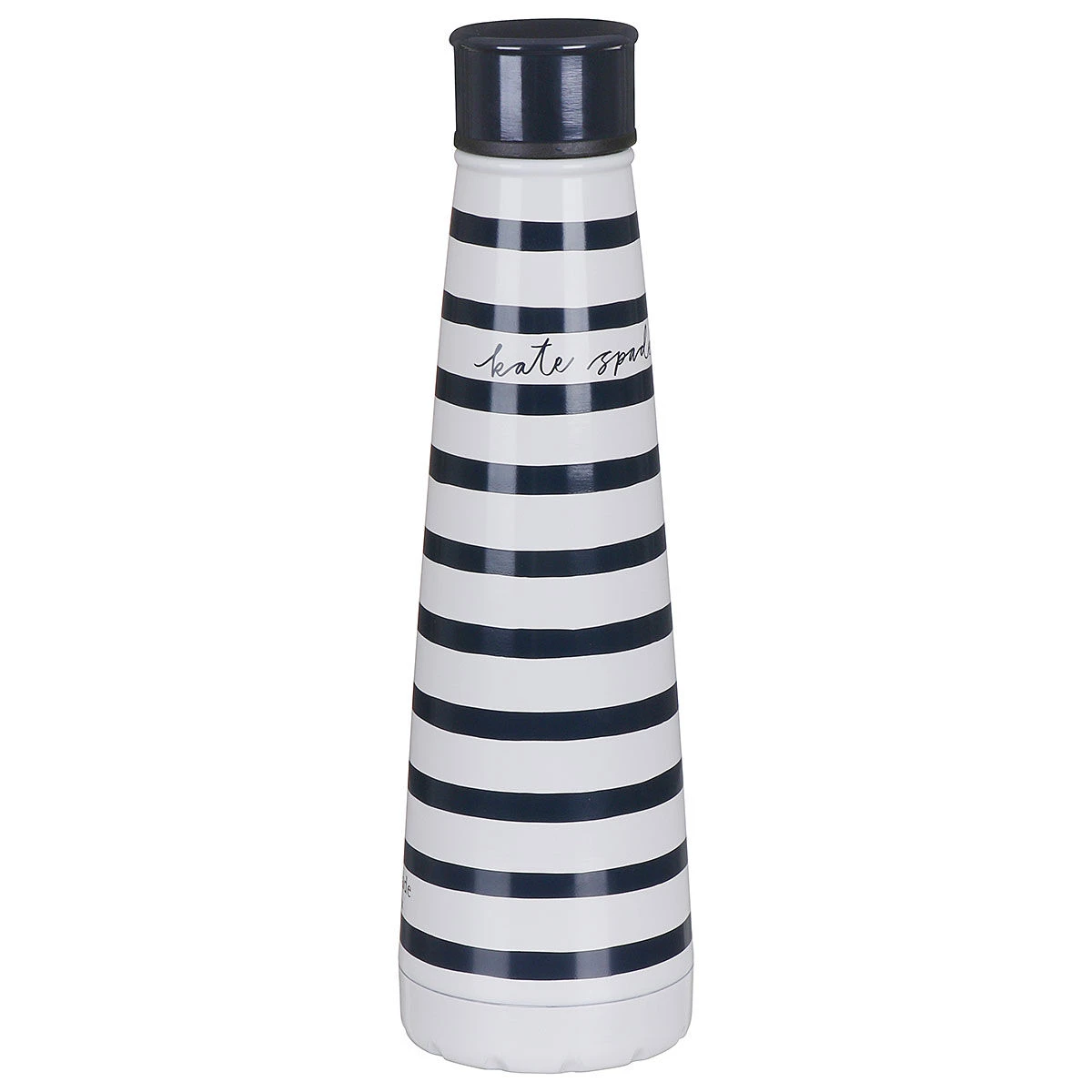 Kate Spade New York Navy Stripe Stainless Steel Water Bottle 4 Kate Spade New York Navy Stripe Stainless Steel Water Bottle - Image 2