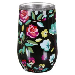 Kate Spade New York Autumn Floral Stainless Steel Wine Tumbler -Yankee Candle Shop lifeguard press 224549 kate spade autumn floral wine tumbler 3
