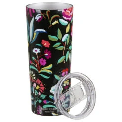 Kate Spade New York Autumn Floral Stainless Steel Tumbler -Yankee Candle Shop lifeguard press 227549 kate spade autumn floral travel mug 3