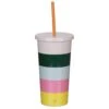 Kate Spade New York Stripe Tumbler With Straw 2 Kate Spade New York Stripe Tumbler With Straw -Yankee Candle Shop lifeguard press kate spade 192992 stripe tumbler wih straw