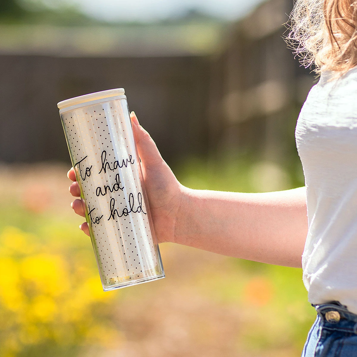 Kate Spade New York ‘To Have & To Hold’ Acrylic Thermal Mug 5 Kate Spade New York ‘To Have & To Hold’ Acrylic Thermal Mug - Image 3