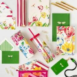 Kate Spade New York Dragonflies And Tulips Acrylic Tumbler With Straw 11 Kate Spade New York Dragonflies And Tulips Acrylic Tumbler With Straw -Yankee Candle Shop lifeguard press kate spade dragonflies and tulips lifestyle 2 1