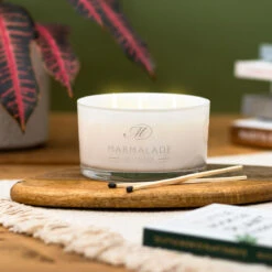 Marmalade Of London Prosecco & Juniper 400g 3 Wick Glass Soy Candle -Yankee Candle Shop marmalade 400g 3 wick glass candle lifestyle 1 3