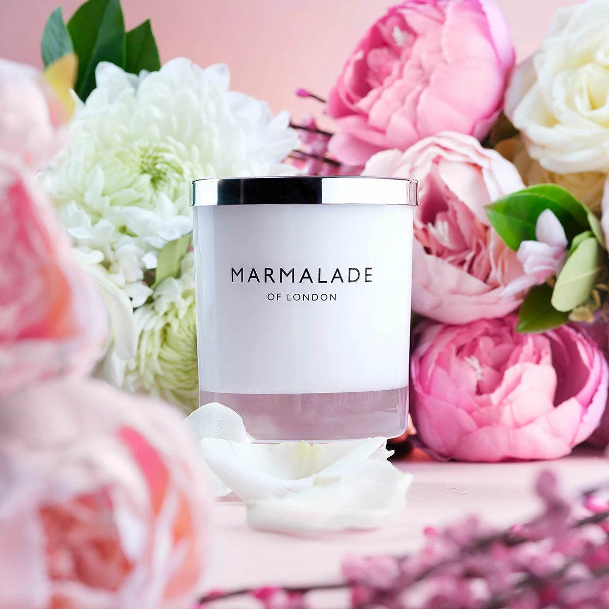 Marmalade Of London Peony Blossom 230g Luxury Glass Soy Candle 9 Marmalade Of London Peony Blossom 230g Luxury Glass Soy Candle - Image 7