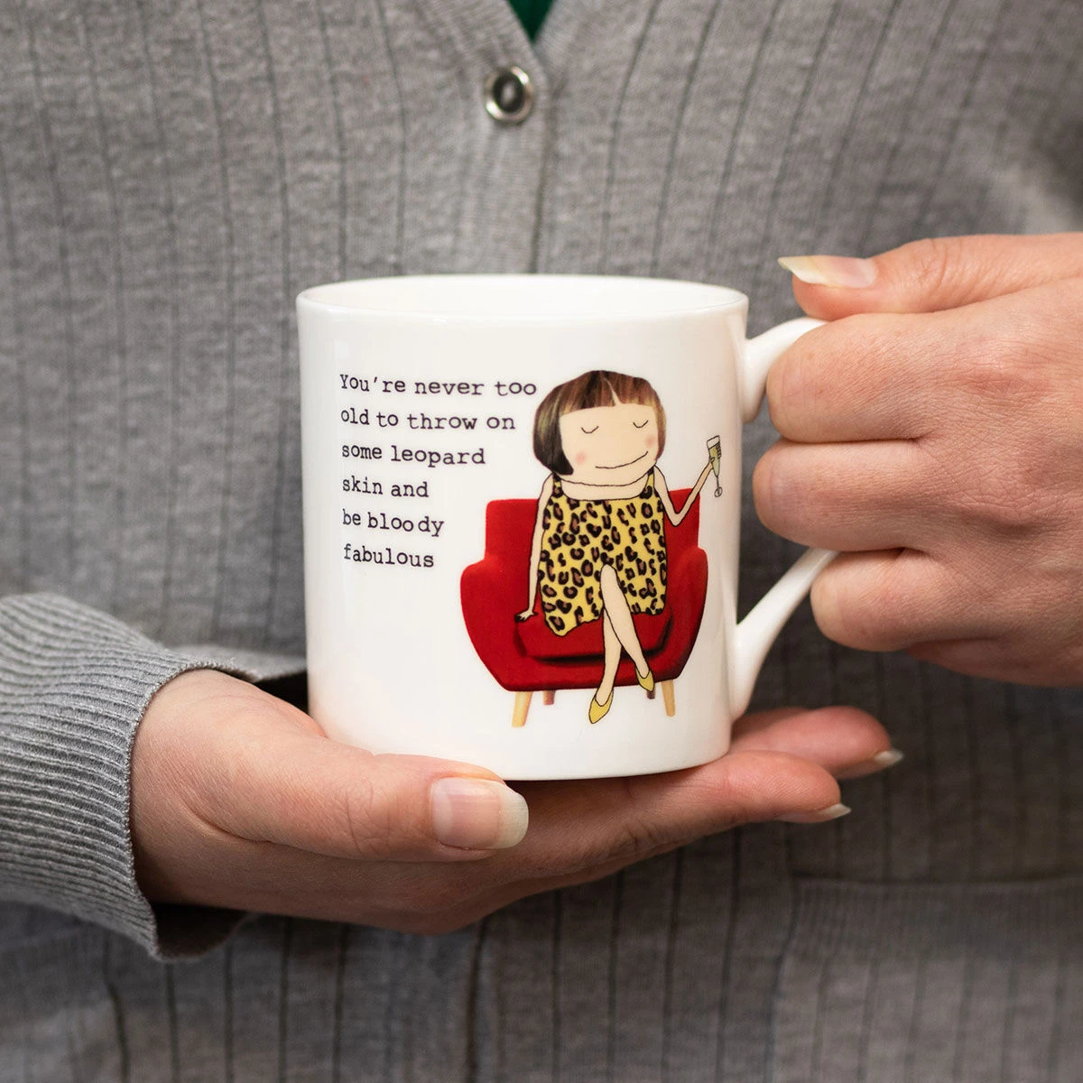 Rosie Made A Thing Leopard Skin Mug 4 Rosie Made A Thing Leopard Skin Mug - Image 2