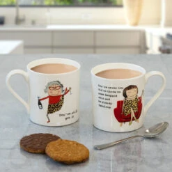 Rosie Made A Thing You’ve Still Got It Mug -Yankee Candle Shop mclaggan rosie made a thing qrh01 leopard skin mug lifestyleb 1