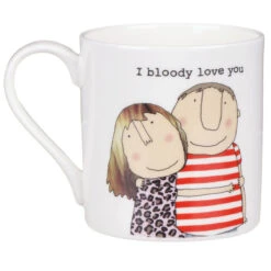 Rosie Made A Thing I Bloody Love You Mug 7 Rosie Made A Thing I Bloody Love You Mug -Yankee Candle Shop mclaggan rosie made a thing qrh23 i bloody love you mug 02