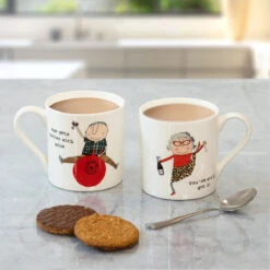 Rosie Made A Thing You’ve Still Got It Mug -Yankee Candle Shop mclaggan rosie made a thing qrh25 still got it qrh21 age better wine mug lifestyleb 1