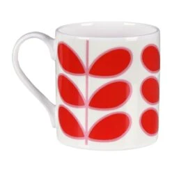 Orla Kiely Linear Stem Red Large Mug 7 Orla Kiely Linear Stem Red Large Mug -Yankee Candle Shop mclaggan smith orla kiely msqok168 linear stem red large mug 03