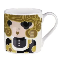 Orla Kiely Dee Dee Olive Large Mug