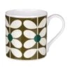 Orla Kiely 60’s Stem Olive Large Mug 1 Orla Kiely 60’s Stem Olive Large Mug -Yankee Candle Shop mclaggan smith orla kiely msqok173 60s stem olive large mug 01