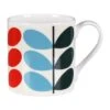 Orla Kiely Multi Solid Stem Large Mug 2 Orla Kiely Multi Solid Stem Large Mug -Yankee Candle Shop mclaggan smith orla kiely msqok179 multi solid stem large mug 01