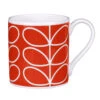 Orla Kiely Linear Stem Orange Poppy Large Mug -Yankee Candle Shop mclaggan smith orla kiely qok90 poppy linear stem large mug 01v2