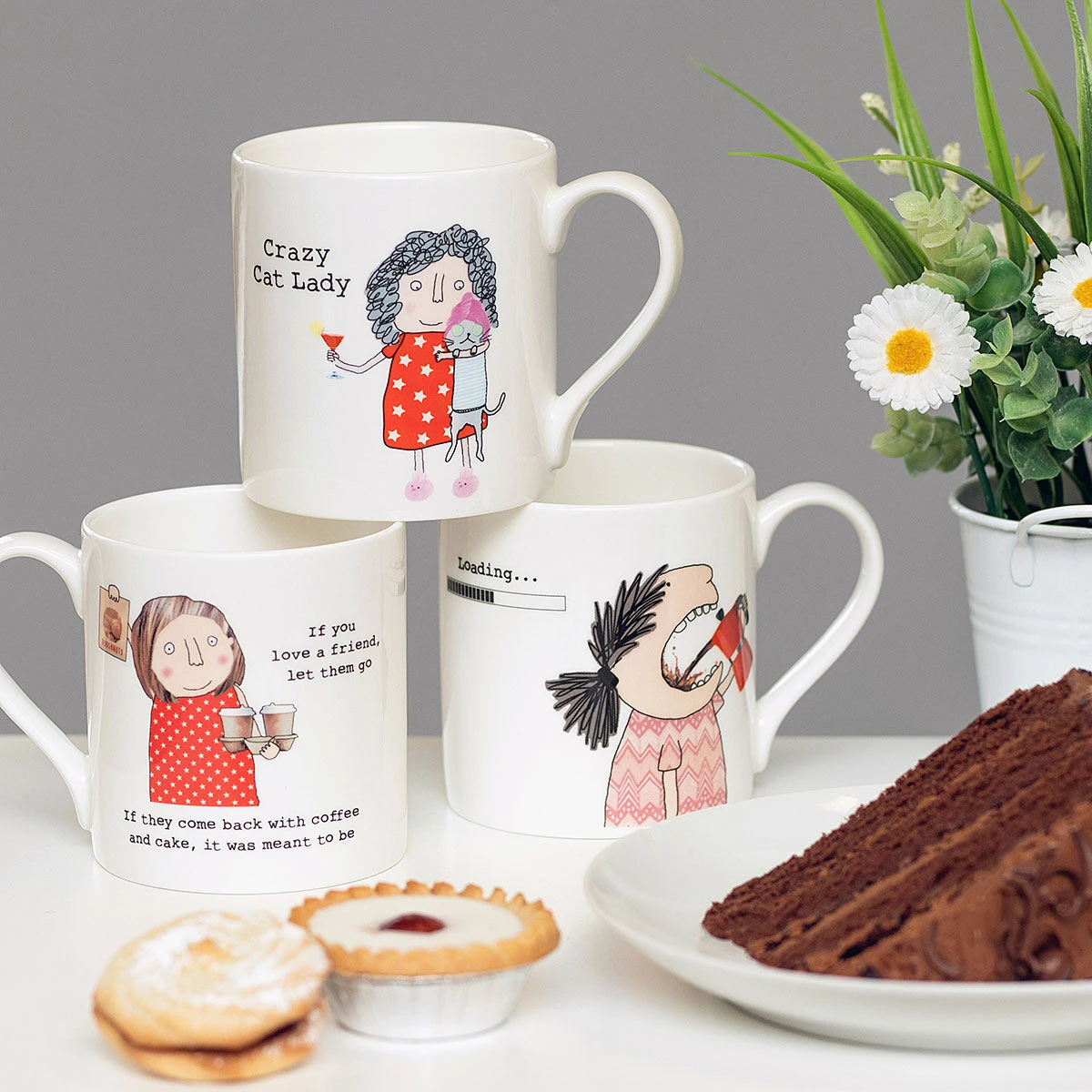 Rosie Made A Thing ‘Crazy Cat Lady’ Mug 5 Rosie Made A Thing ‘Crazy Cat Lady’ Mug - Image 3