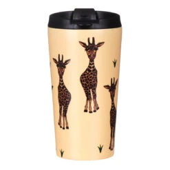 Yankee Candle Shop 14 Eco Chic Beige Giraffe Stainless Steel Travel Coffee Cup