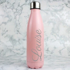 Personalised Pink Metal Insulated Drinks Bottle 9 Personalised Pink Metal Insulated Drinks Bottle -Yankee Candle Shop p0104l63