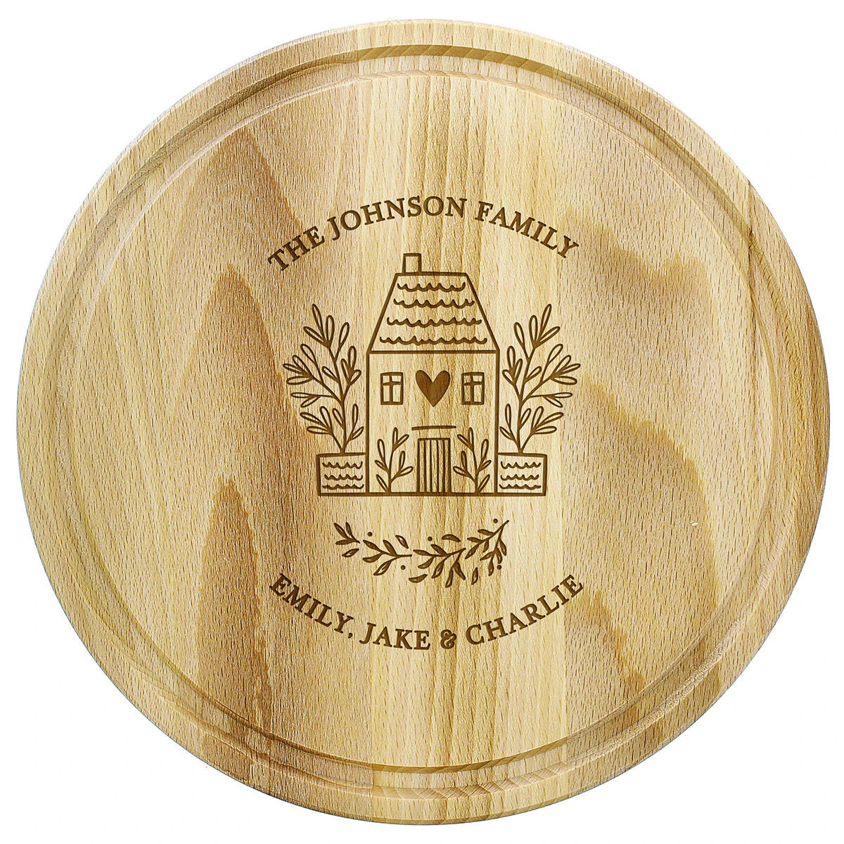 Personalised HOME Round Chopping Board 4 Personalised HOME Round Chopping Board - Image 2