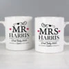 Personalised Mr & Mrs Mug Set 1 Personalised Mr & Mrs Mug Set -Yankee Candle Shop p0805b38