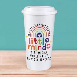 Personalised Teacher ‘Shape Little Minds’ Travel Mug 13 Personalised Teacher ‘Shape Little Minds’ Travel Mug -Yankee Candle Shop p0813b74